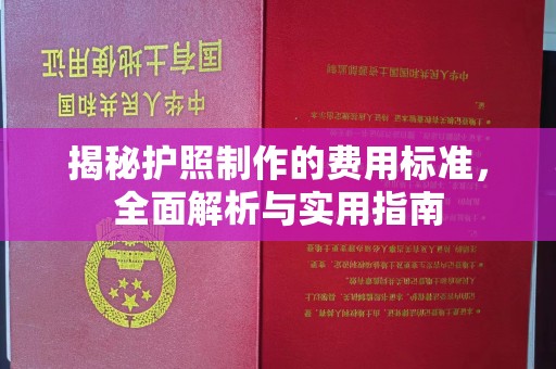 虹口揭秘护照制作的费用标准，全面解析与实用指南