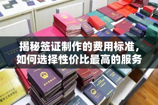虹口揭秘签证制作的费用标准，如何选择性价比最高的服务？