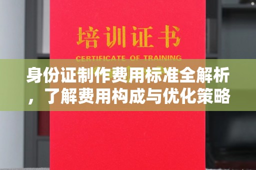 虹口身份证制作费用标准全解析，了解费用构成与优化策略