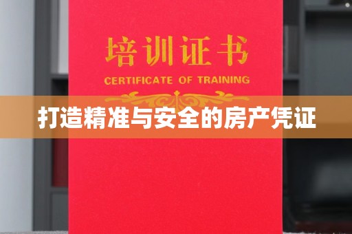 虹口打造精准与安全的房产凭证